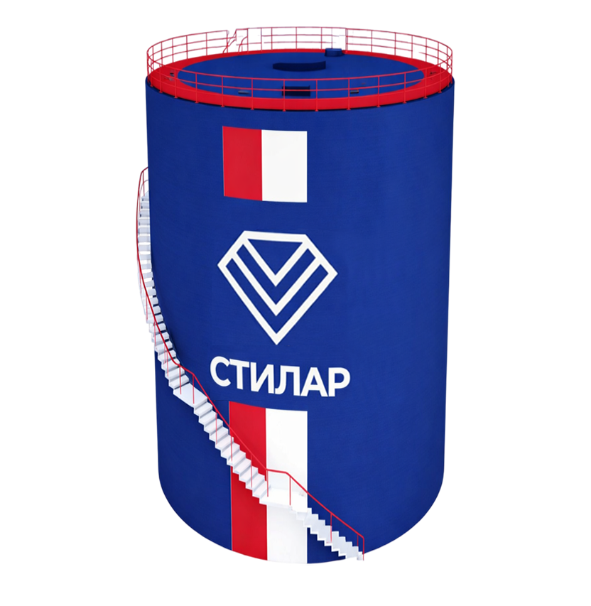 Цельносварной резервуар РВС для ГСМ 15 м³ от завода-производителя